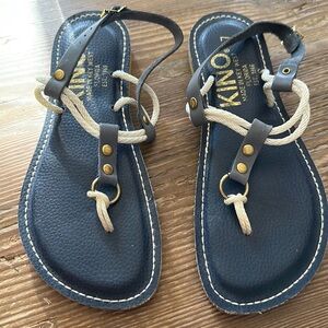 KINO navy blue Sandals - Key West size 7